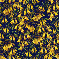Native Charm - Kowhai Navy